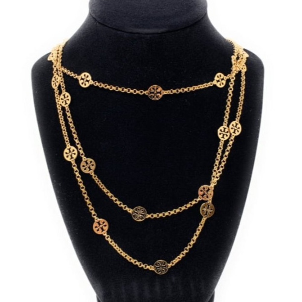 Tory Burch Gold Layered Necklace